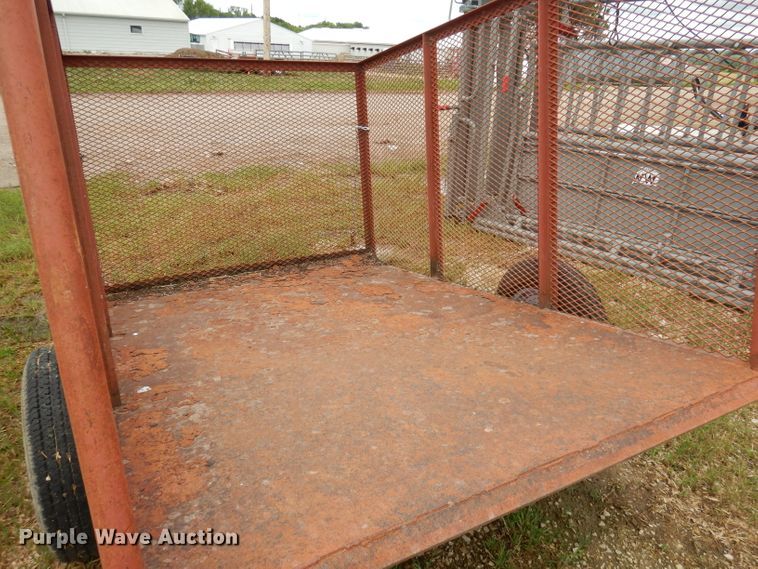 image for item IS9084 Shop built utility trailer