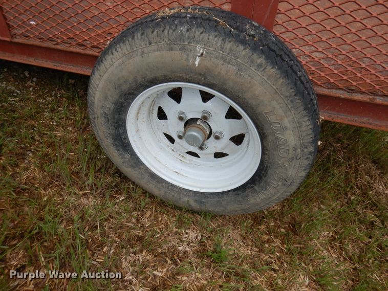 image for item IS9084 Shop built utility trailer