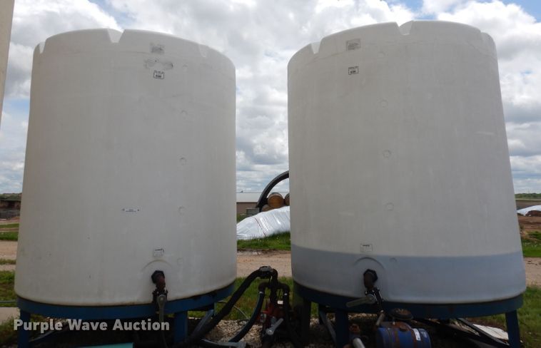 image for item IS9095 (2) 3,000 gallon cone bottom tanks