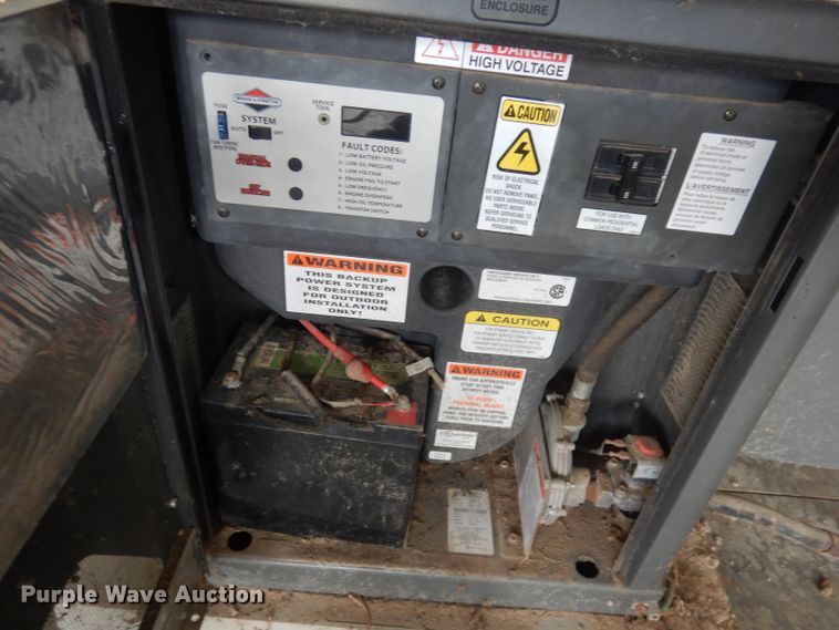 image for item IS9132 Briggs & Stratton 040226  20000 series generator