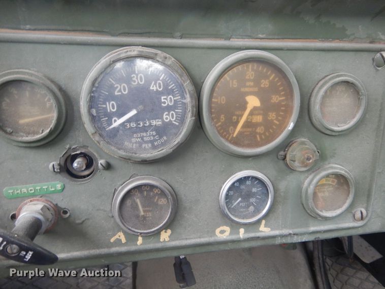 image for item IT9021 1983 Am General  truck cab and chassis