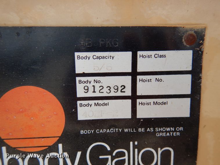 image for item IT9440 1987 International 1954  dump truck