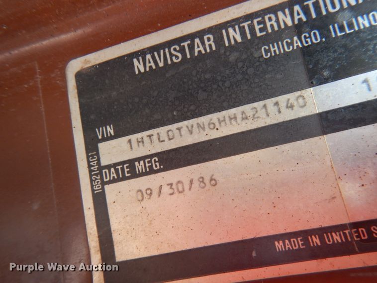 image for item IT9440 1987 International 1954  dump truck