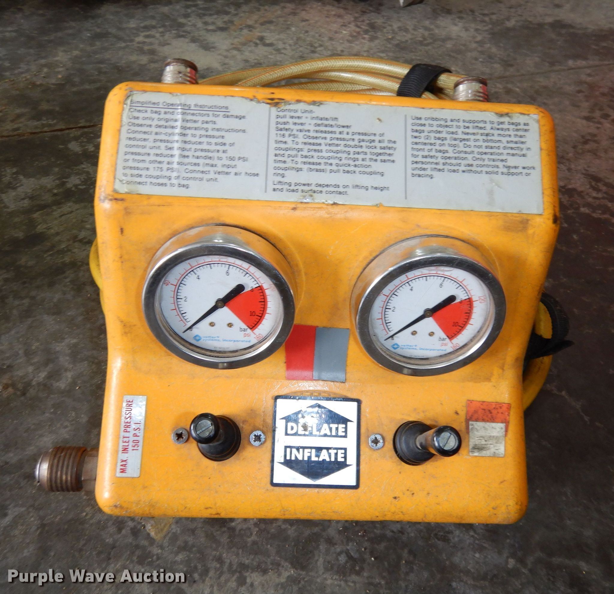 Vetter air bag lift system in Tecumseh, KS Item IS9141 sold Purple Wave