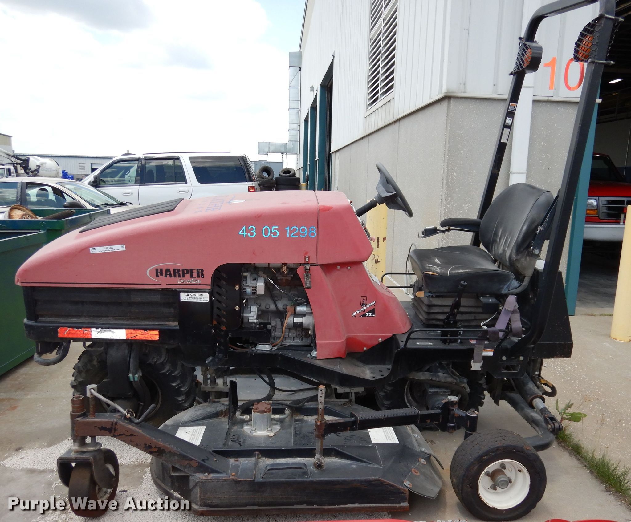Harper ATM 72LC slope mower in Olathe, KS Item IS9188 sold Purple Wave