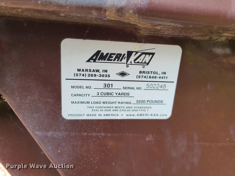 image for item DC6233 (15) Ameri-Kan dumpsters