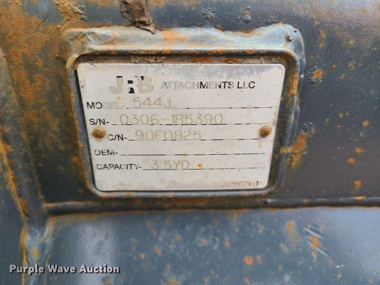 image for item DC6247 JRB 100"W grapple bucket