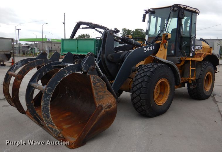 image for item DL8771 2006 John Deere 544J  wheel loader