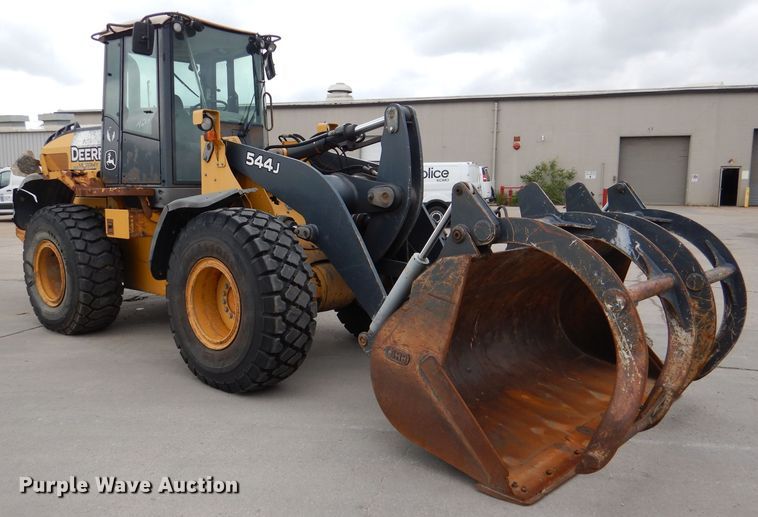 image for item DL8771 2006 John Deere 544J  wheel loader