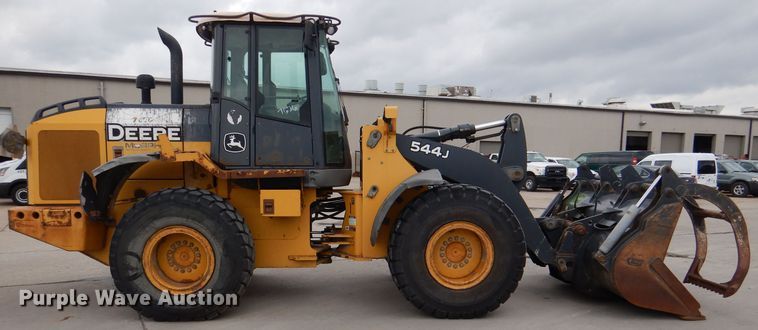 image for item DL8771 2006 John Deere 544J  wheel loader