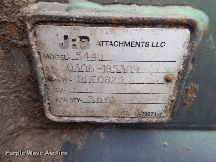 image for item DL8771 2006 John Deere 544J  wheel loader