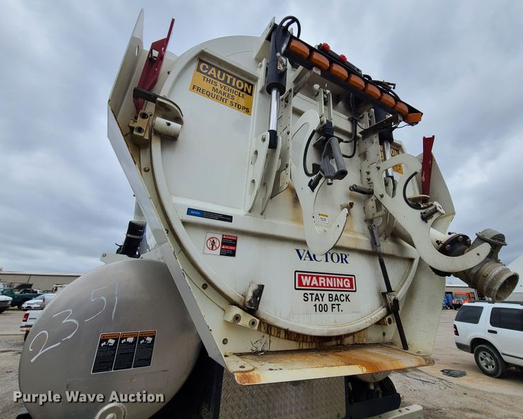 image for item DL8781 2015 International WorkStar 7400  sewer jetter truck