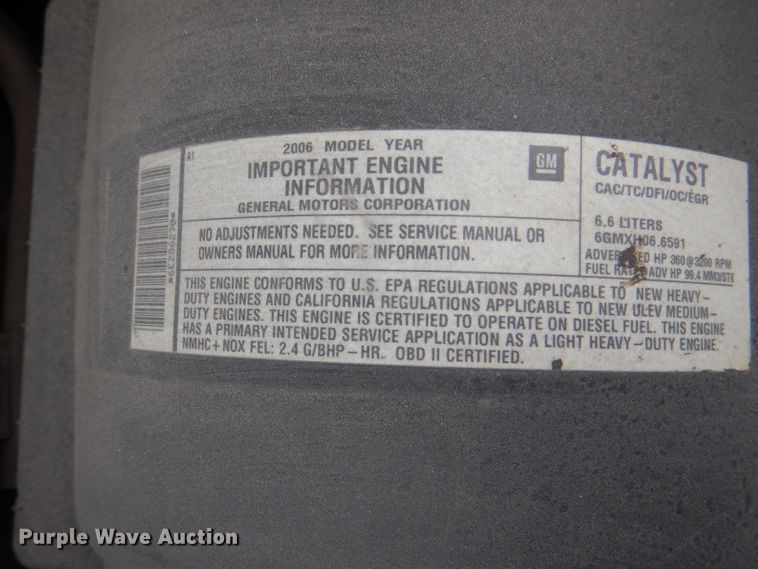 image for item DL8785 2006 Chevrolet Silverado 2500HD  pickup truck