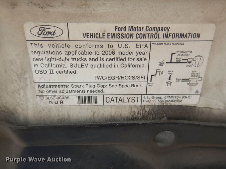 image for item DL8790 2006 Ford F150 XL  SuperCab pickup truck