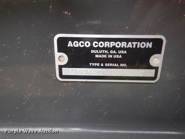 image for item DI5625 2017 Massey Ferguson 2956A  round baler