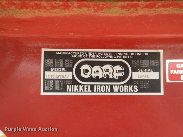 image for item DI5626 Darf 1017LFMWAC W series hay rake