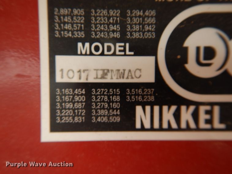 image for item DI5626 Darf 1017LFMWAC W series hay rake