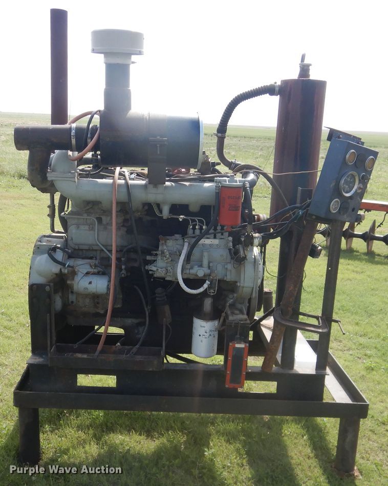 image for item DL0315 Daewoo six cylinder diesel irrigation engine