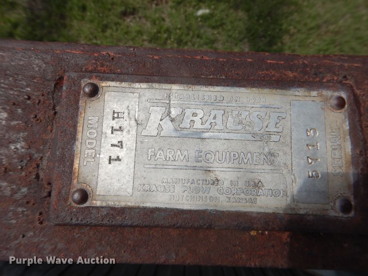 image for item DL0317 Krause H171  field cultivator