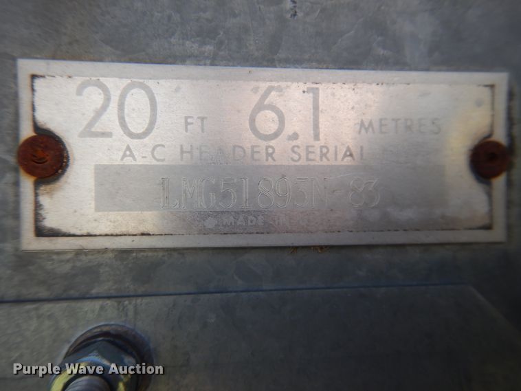 image for item DL0318 Allis Chalmers  rigid head