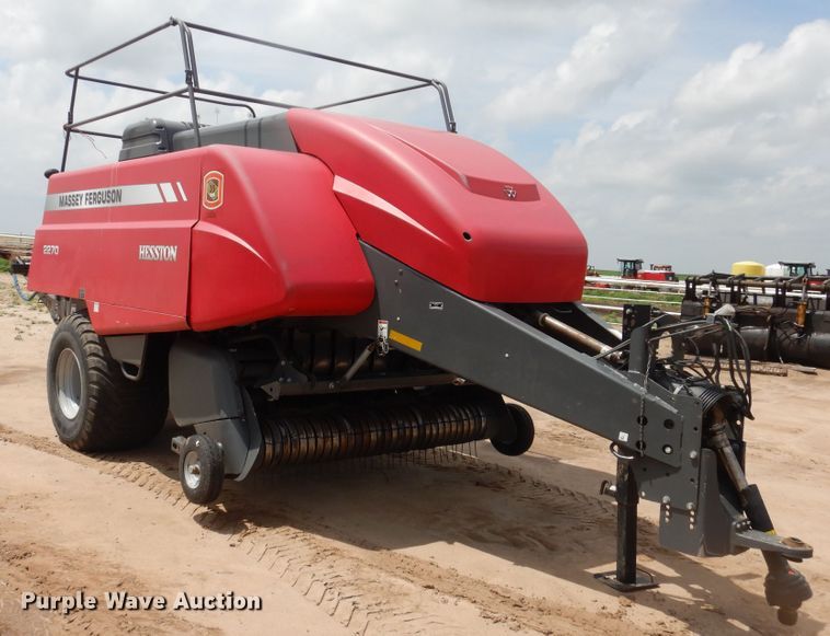 image for item DL0333 2017 Massey Ferguson 2270  large square baler