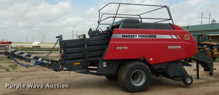 image for item DL0333 2017 Massey Ferguson 2270  large square baler