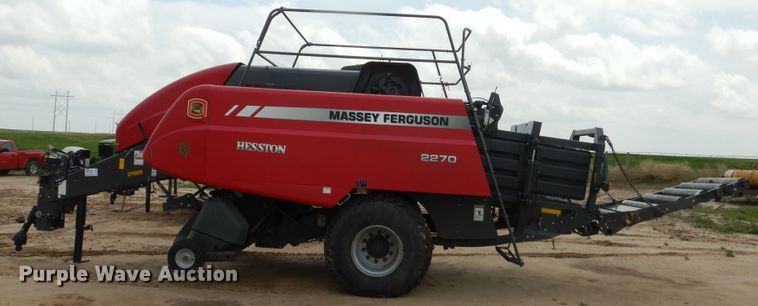 image for item DL0333 2017 Massey Ferguson 2270  large square baler