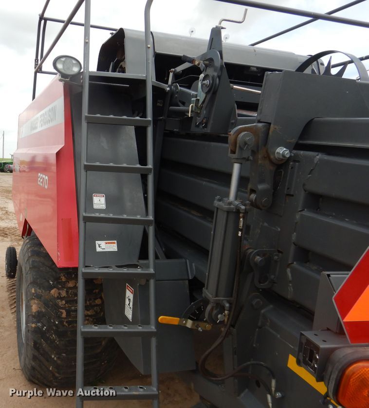 image for item DL0333 2017 Massey Ferguson 2270  large square baler