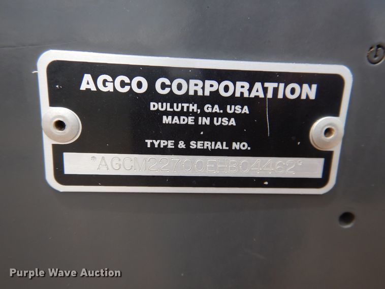 image for item DL0334 2017 Massey Ferguson 2270  large square baler