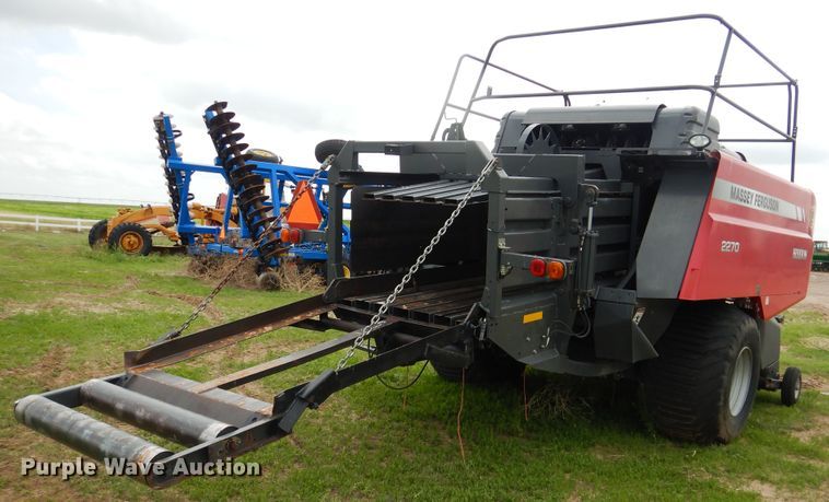 image for item DL0335 2017 Massey Ferguson 2270  large square baler