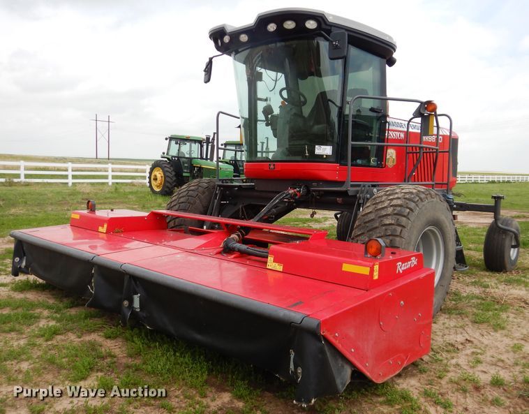 image for item DL0336 2017 Massey Ferguson WR9870  windrower
