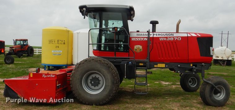 image for item DL0337 2017 Massey Ferguson WR9870  windrower