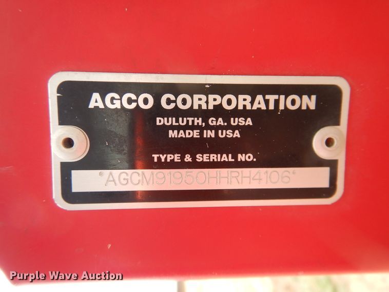 image for item DL0337 2017 Massey Ferguson WR9870  windrower