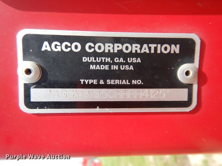 image for item DL0338 2017 Massey Ferguson WR9870  windrower