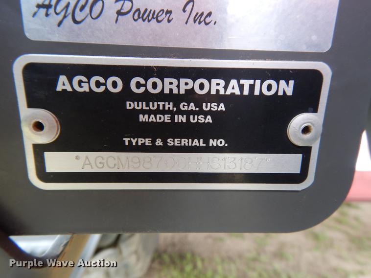 image for item DL0338 2017 Massey Ferguson WR9870  windrower