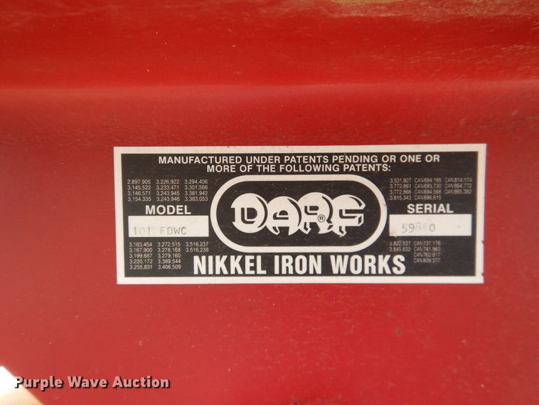 image for item DL0341 Darf FD1017 W series hay rake