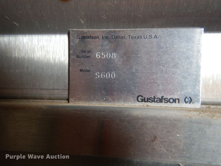 image for item FI9070 Gustafson S600 stainless steel seed treater