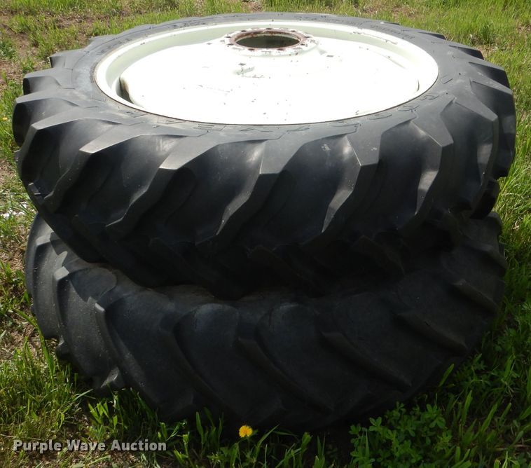 image for item FI9091 (2) 15.5-38 dual tires and wheels