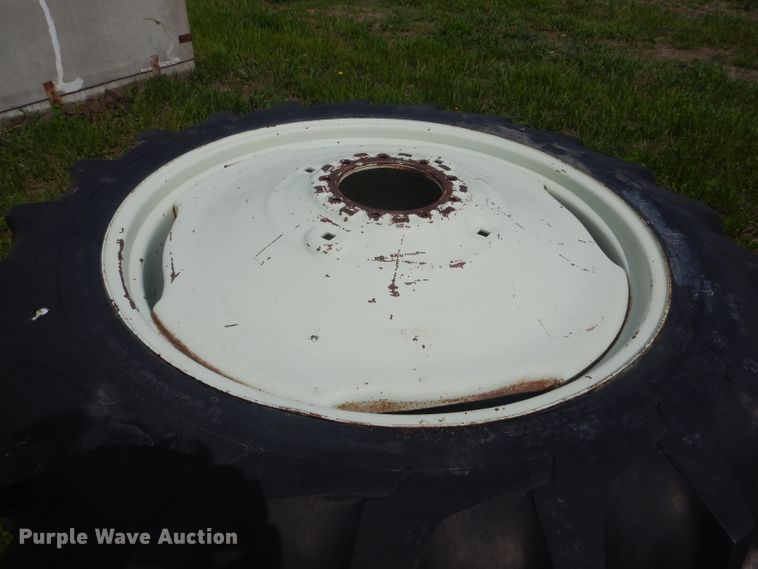 image for item FI9091 (2) 15.5-38 dual tires and wheels