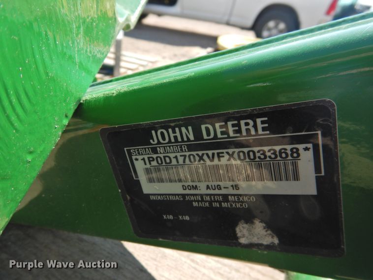image for item HQ9260 John Deere D170  loader