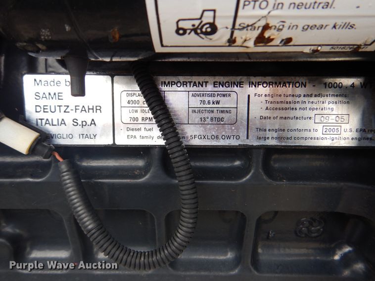 image for item HT9265 2005 Farmtrac 795DTC  MFWD tractor