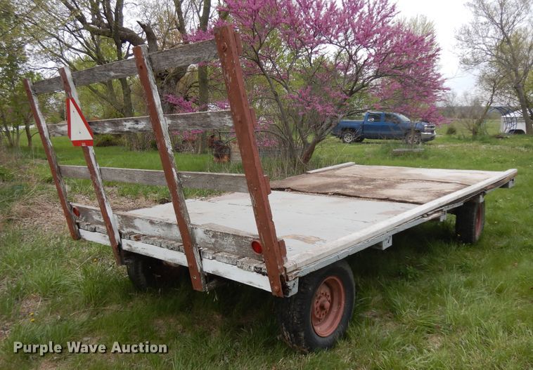 image for item ID9772 Shop built hay wagon