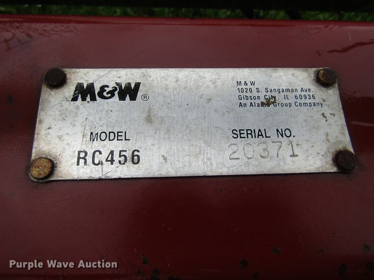 image for item IL9372 M&W RC456  hay rake