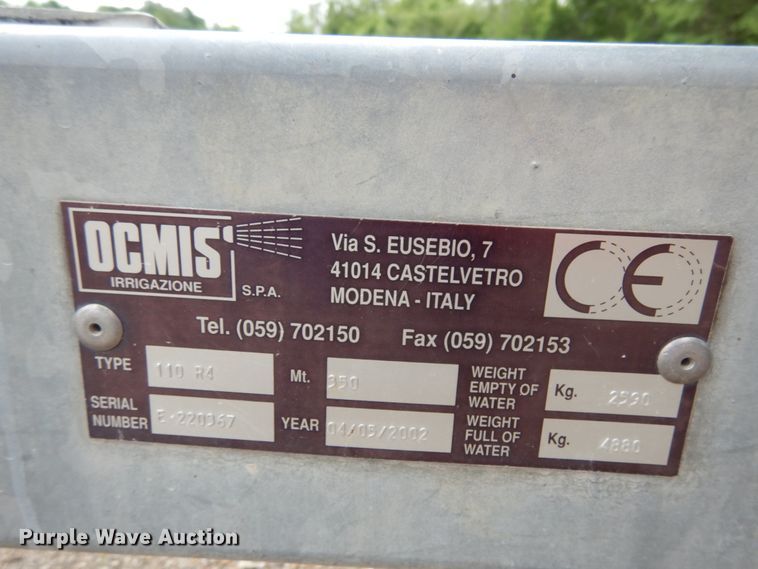 image for item IL9438 2002 Ocmis  hose reel