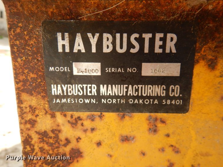 image for item IT9387 HayBuster H1000  bale processor