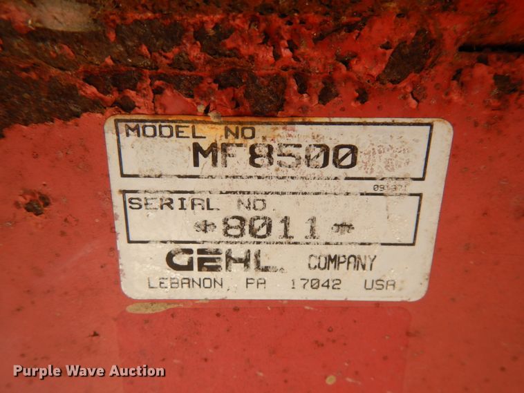 image for item IT9388 Gehl MF8500  feed ginder/mixer