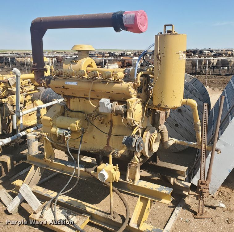 image for item IU9507 Caterpillar 3306 10.5L six cylinder natural gas engine