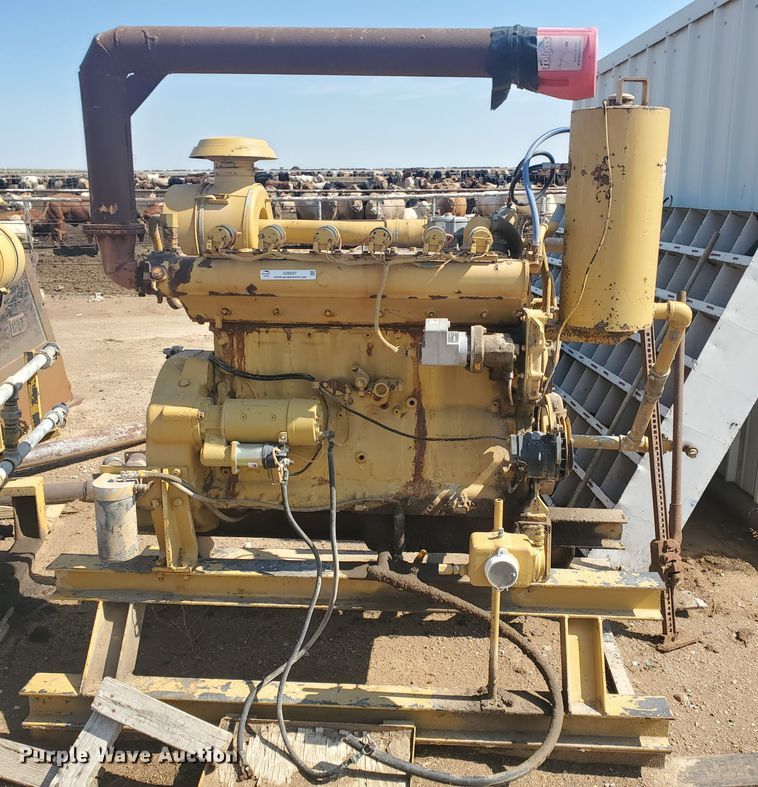 image for item IU9507 Caterpillar 3306 10.5L six cylinder natural gas engine