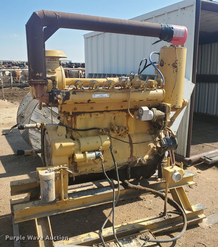 image for item IU9507 Caterpillar 3306 10.5L six cylinder natural gas engine
