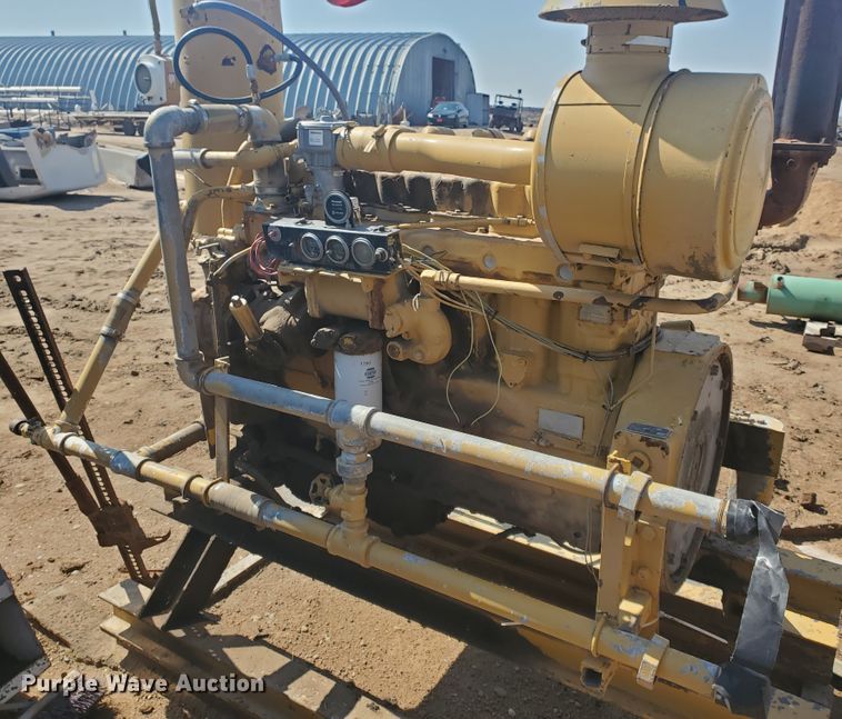 image for item IU9507 Caterpillar 3306 10.5L six cylinder natural gas engine